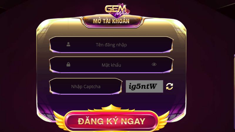 Gem Win yêu cầu người dùng cung cấp thông tin cá nhân trung thực khi tạo account